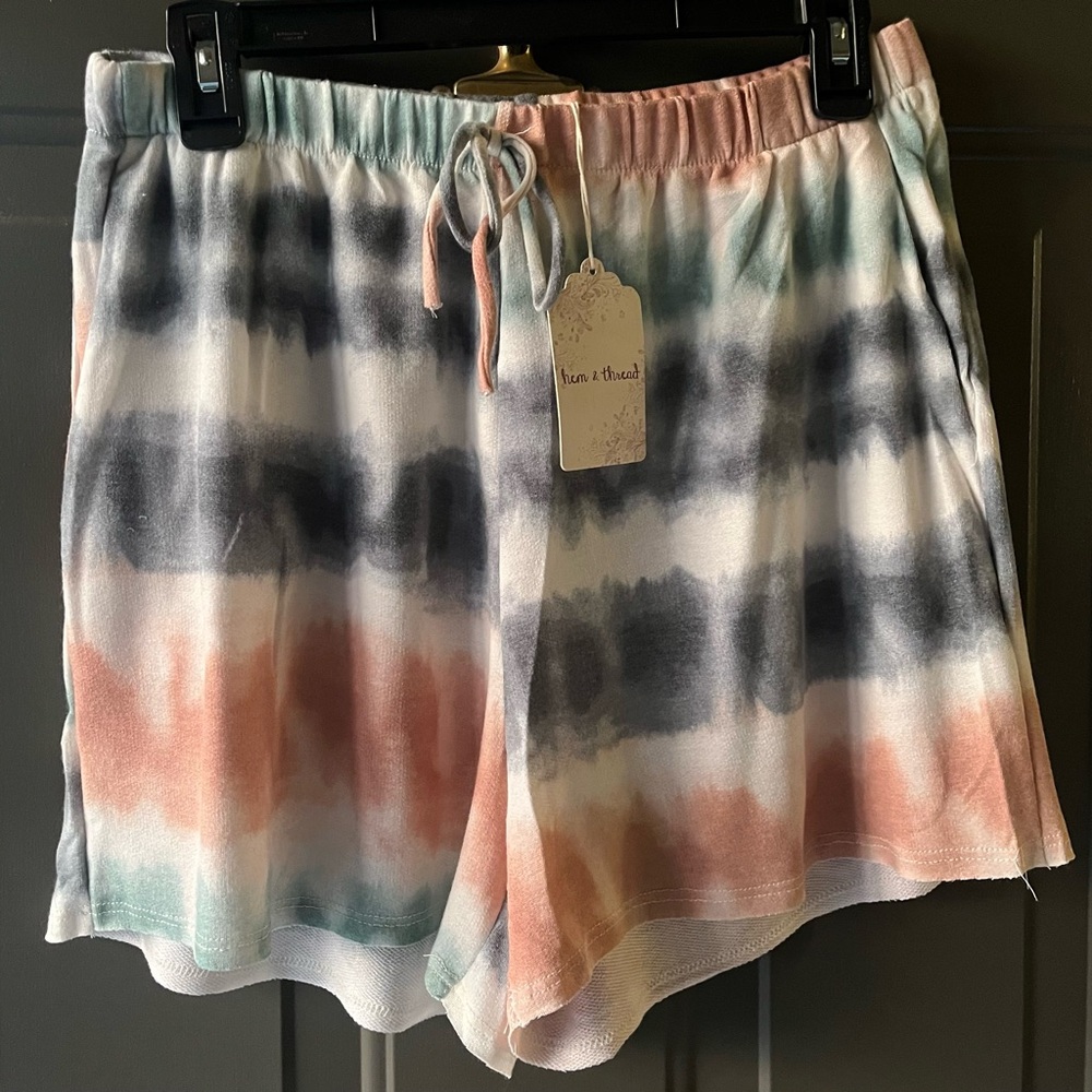 Hem & Thread Tie-Dye Lounge Shorts